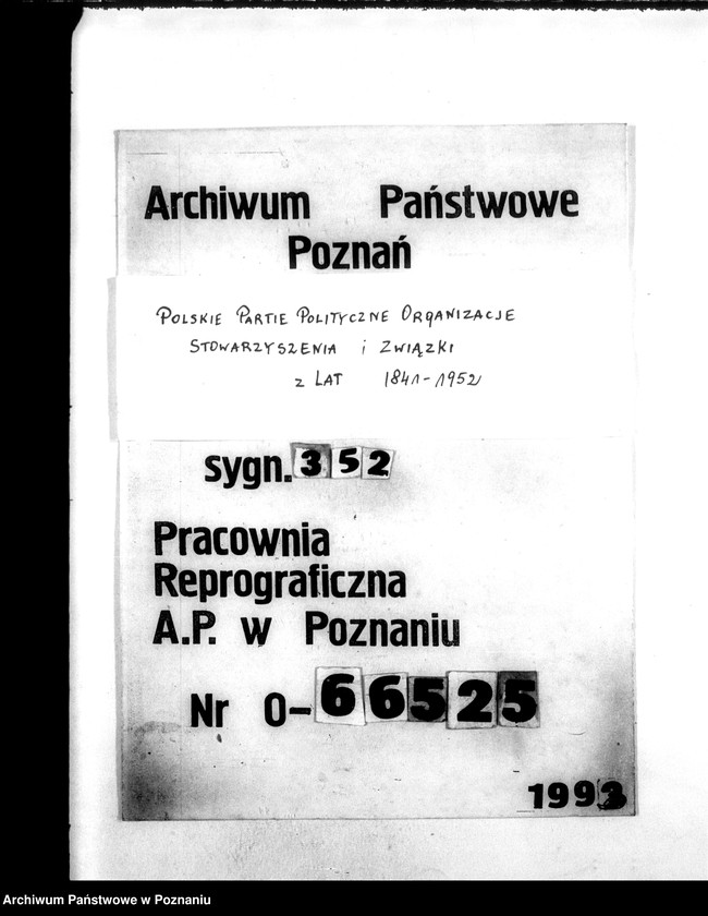 Obraz 1 z jednostki "Reorganizacja oddziałów gminnych Związku Strzeleckiego - okólniki, korespondencja, protokoły zebrań"