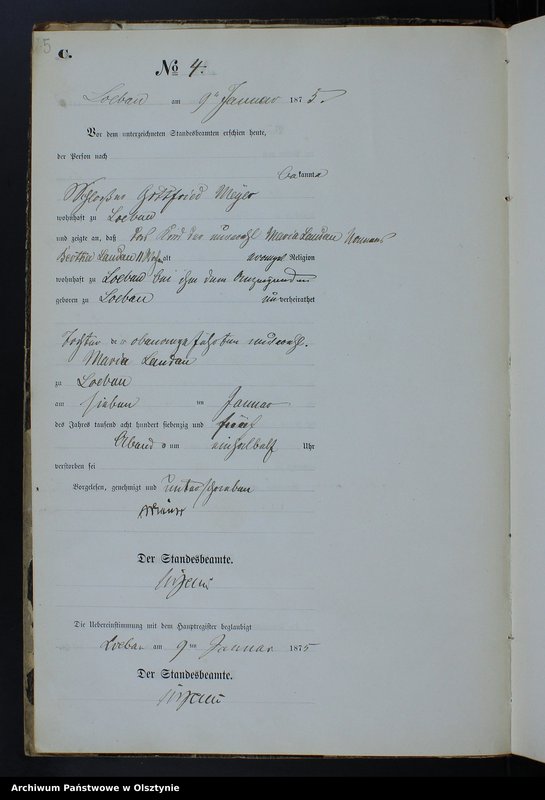 image.from.unit.number "Sterbe-Neben-Register Nr 1 - 184"