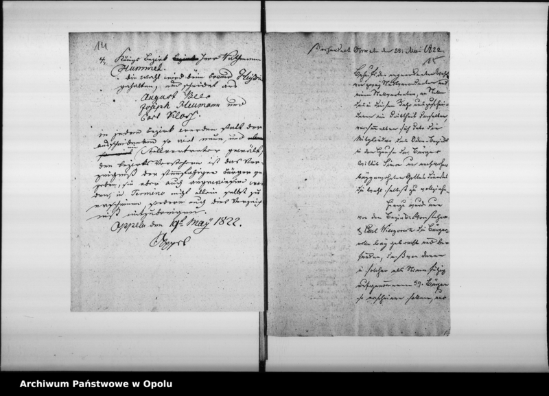 Obraz 13 z jednostki "Acta betreffend die Wahl der Stadt Verordneten für das Jahr 1822/23"