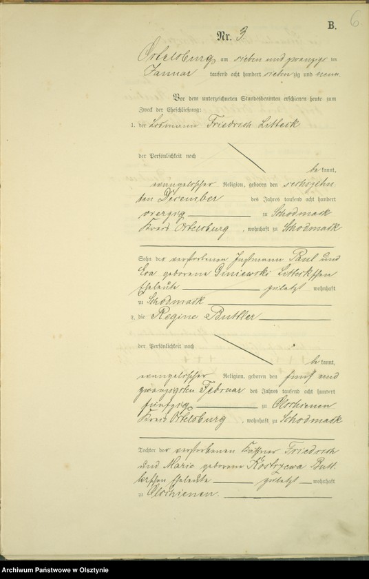 image.from.unit.number "Heiraths-Haupt-Register Nr 1 - 16"