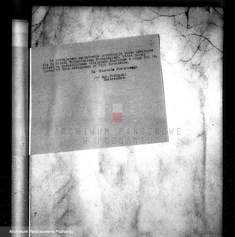 Obraz 11 z jednostki "/Zatwierdzenie projektu przebudowy i urządzenia mleczarni mechanicznej w majątku Chwałkowo własność J. Korytowski/"