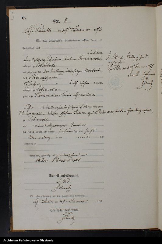 image.from.unit.number "Sterbe-Neben-Register Nr 1 - 45"