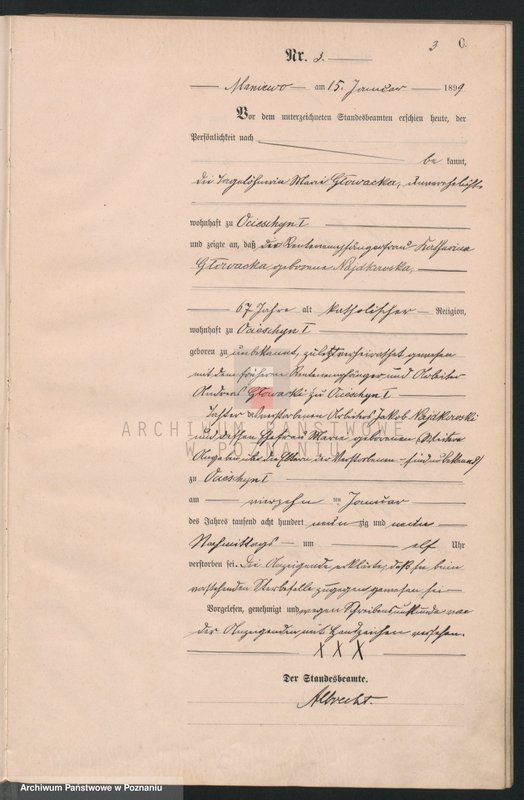 Obraz 6 z jednostki "Księga zgonów"