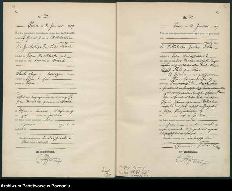 Obraz 18 z jednostki "Księga miejscowa zgonów tom I [Rejestr główny zgonów]"