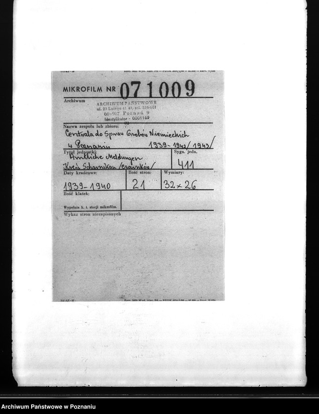 Obraz 2 z jednostki "Amtliche Meldungen Kreis Scharnikan (Czarnków)"