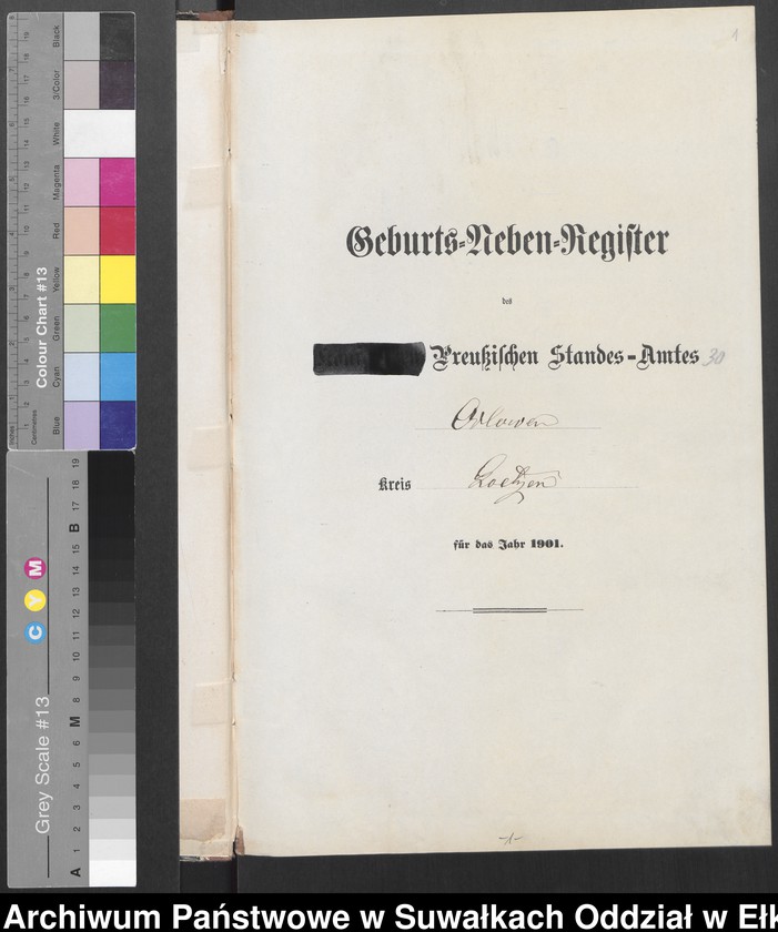 image.from.unit.number "Geburts-Neben-Register des Preussischen Standes-Amtes Orlowen Kreis Loetzen"