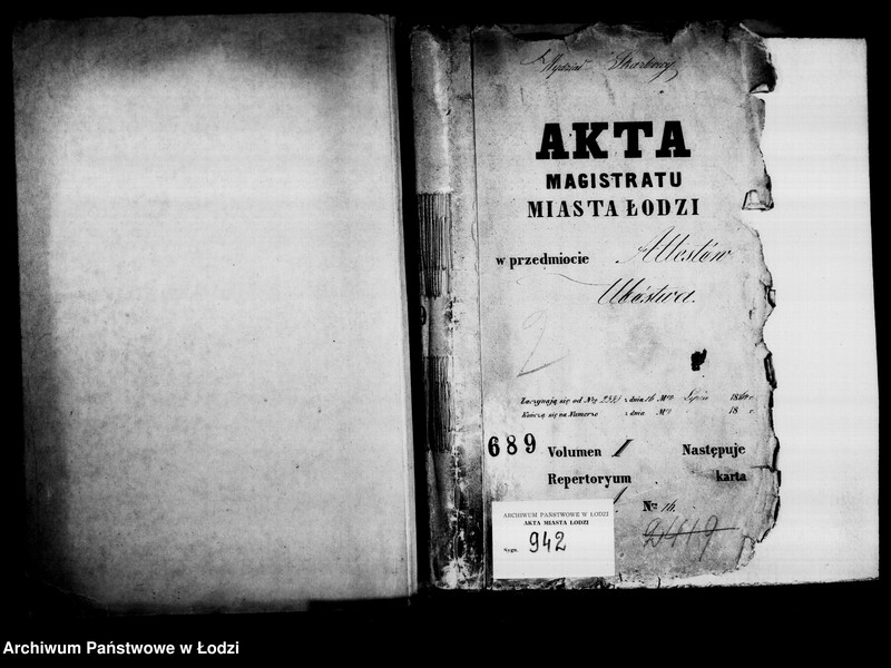 Obraz 5 z jednostki "Akta w przedmiocie attestów ubóstwa"