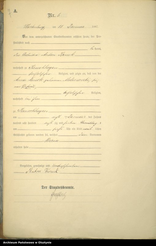 image.from.unit.number "Geburts-Haupt-Register Nr 1 - 215"