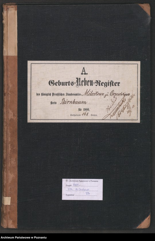 Obraz 2 z jednostki "Geburts-Neben-Register"