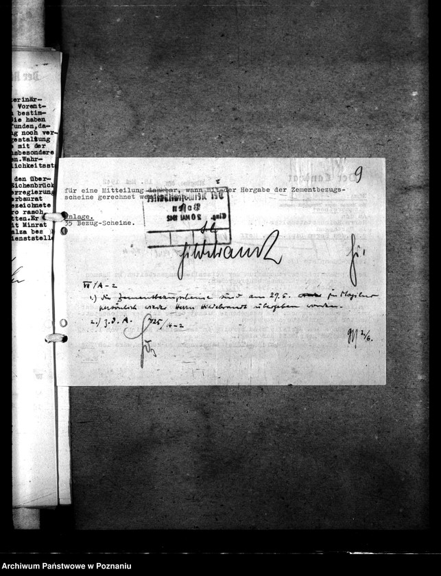 Obraz 13 z jednostki "Kontingentierte Baustoffe für Sonderbauprogramm"