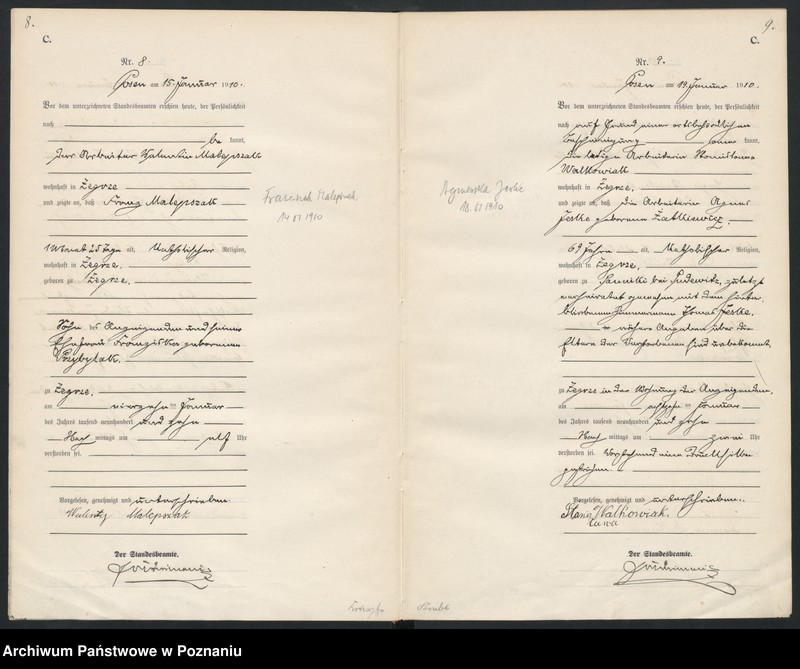 Obraz 7 z jednostki "Księga miejscowa zgonów [Rejestr główny zgonów]"