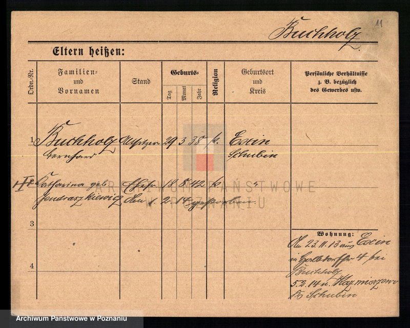 Obraz 13 z jednostki "Buchholz - Buczyński"