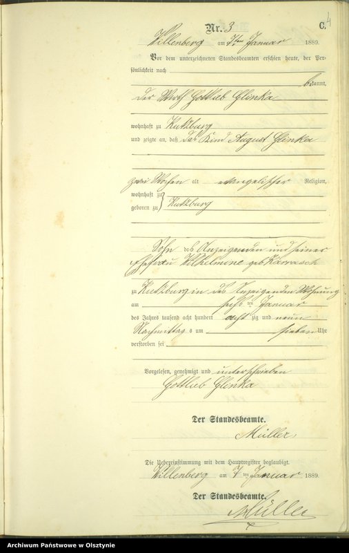 image.from.unit.number "Sterbe-Neben-Register Nr 1 - 174"