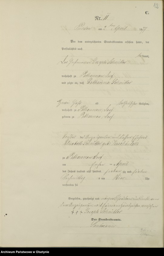 image.from.unit.number "Sterbe-Haupt-Register Nr 1 - 48"