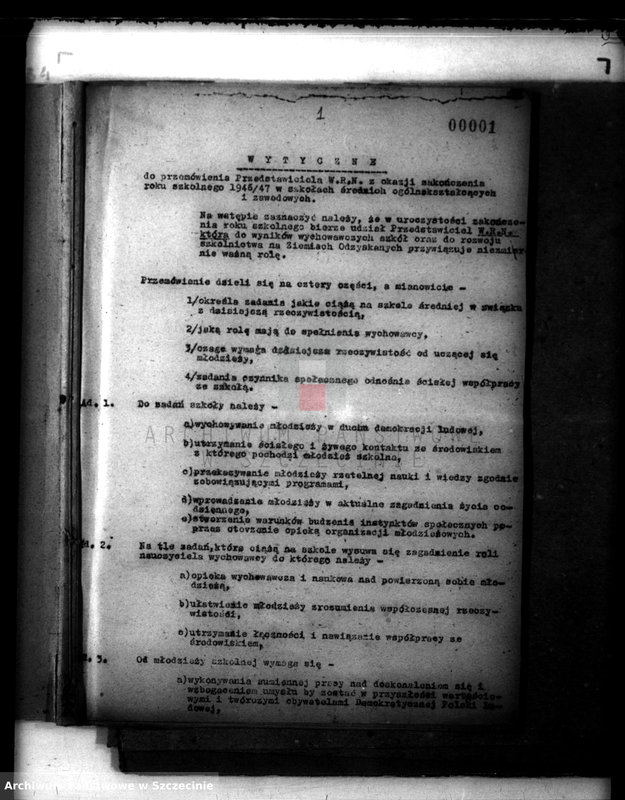 Obraz z jednostki "Korespondencja z Kuratorium oraz sprawozdania Kuratora Okręgu Szkolnego"