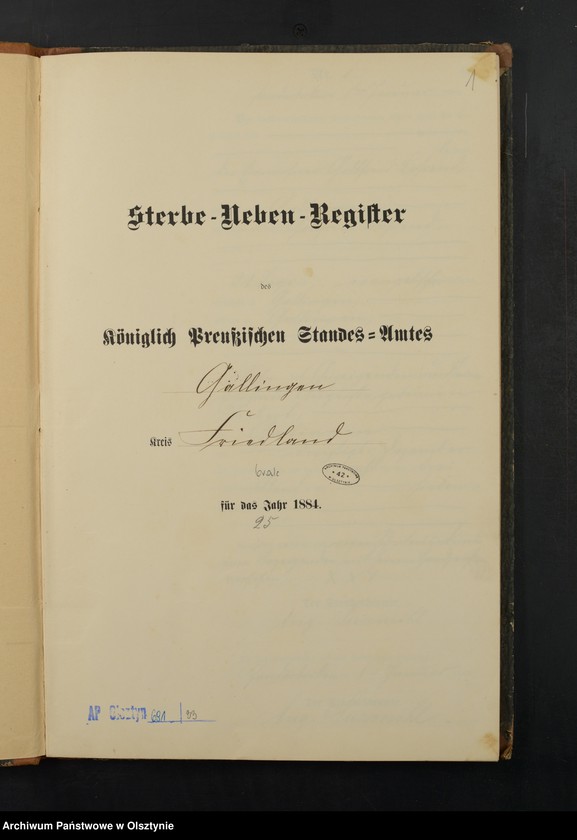 image.from.unit.number "Sterbe-Neben-Register Nr 1 - 66"
