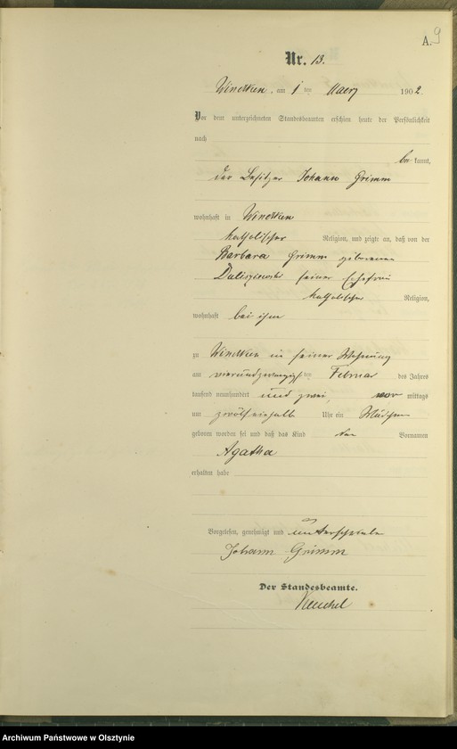 image.from.unit.number "Geburts-Haupt-Register Nr 5 - 84"