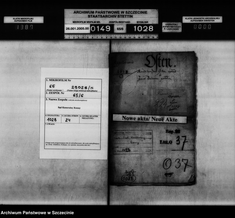 image.from.unit.number "Arnd von d. osten zu Kapelle / Jakob Brauer, Pastor in Trient: Nachlass- Streitigkeiten."