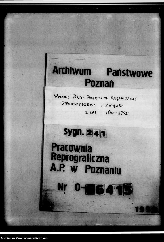 Obraz 17 z jednostki "Protokoły zebrań zarządu oddziału, brudnopisy, wycinki prasowe, m.in. dotyczące uczczenia 100 rocznicy śmierci Balzaka"