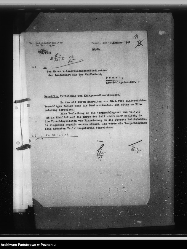 Obraz 15 z jednostki "Kriegsverdienstkreuze- Abteilung IV"