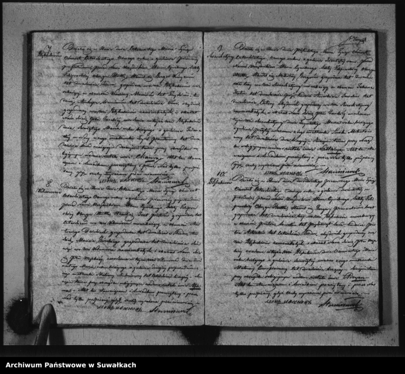 image.from.unit.number "Duplikat Aktów Urzędnika Stanu Cywilnego Sekty Filipońskiej Okręgu Hutta Urodzonych, Zaślubionych i Zmarłych za Rok 1848"