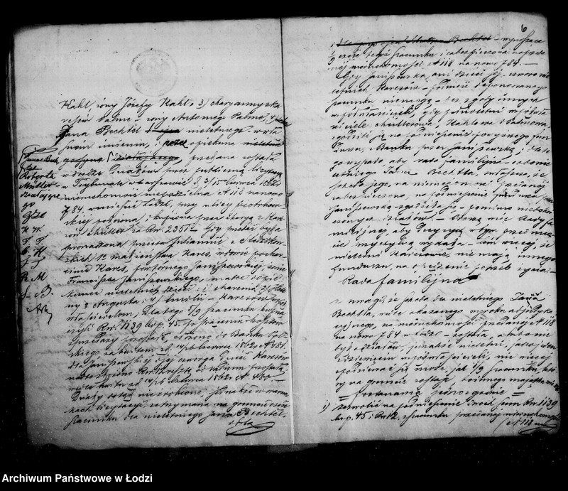 Obraz 9 z jednostki "Akta tyczące się ustanowienia opieki nad nieletnim Janem Bichtal po zmarłych Janie i Małgorzacie małżonkach Bichtal"