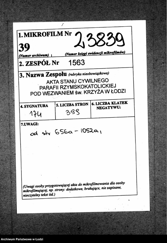 Obraz 1 z jednostki "Akta urodzeń"