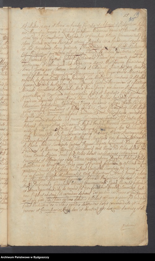 image.from.unit.number "Documente der Stadt Bromberg zum Prozess der Kämmerei gegen das Forstamt Bromberg wegen des Waldes bei Vorwerk Bocianowo. Odpisy dokumentów,"