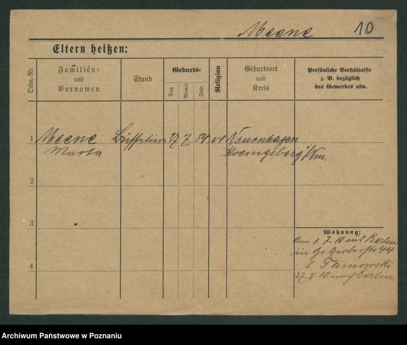 Obraz 12 z jednostki "Mendykowska - Merczyński"