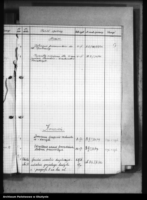 image.from.unit.number "Zarządzenia i okólniki wydziałów Budżetowo- Gospodarczego i Wojskowego"