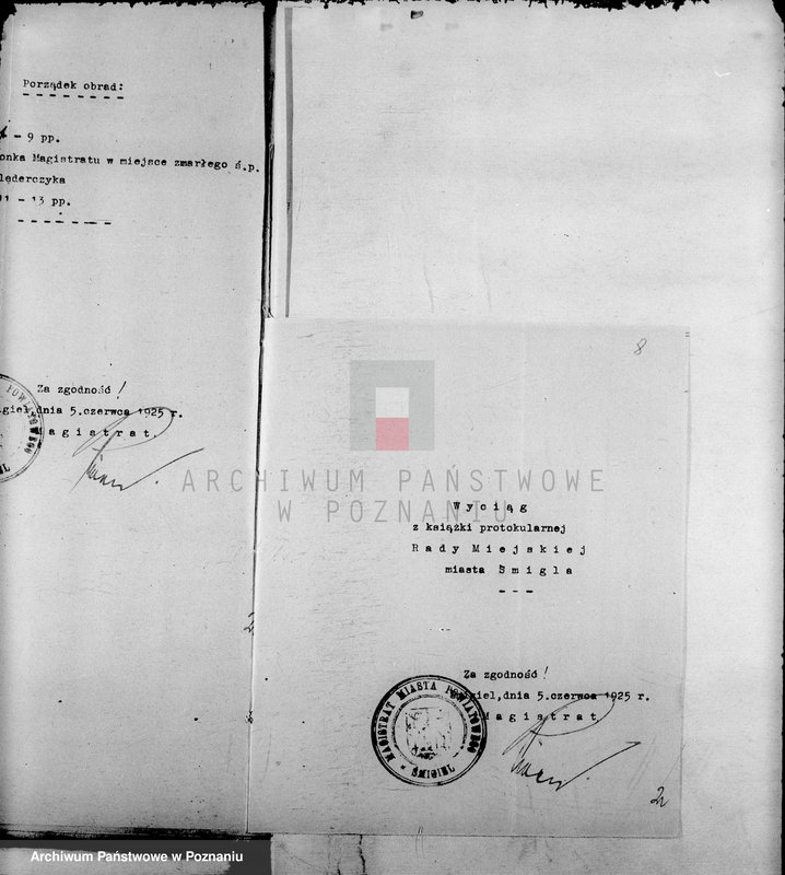 Obraz 12 z jednostki "Członkowie magistratu miasta Śmigla"