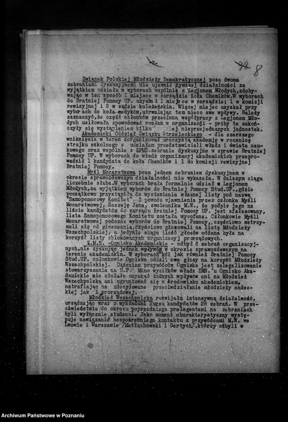 Obraz 12 z jednostki "Sprawozdanie kwartalne z życia polskich legalnych stowarzyszeń i związków za okres od 1 stycznia 1935 r. do 30 września 1935 r."