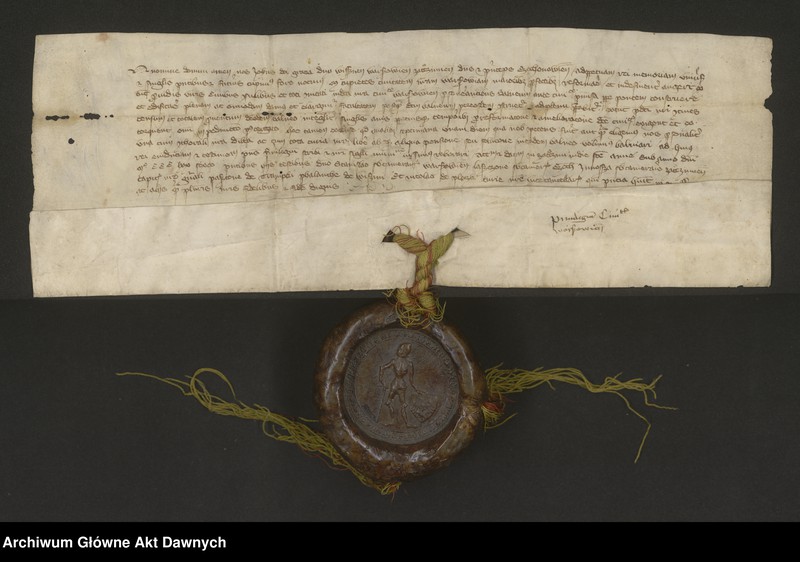 Obraz 4 z kolekcji "Pieczęcie książąt mazowieckich przy dokumentach dla miasta Warszawy111"