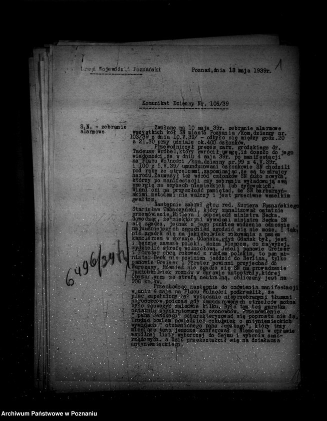 Obraz 5 z jednostki "[Komunikaty dzienne nr 106-145]"