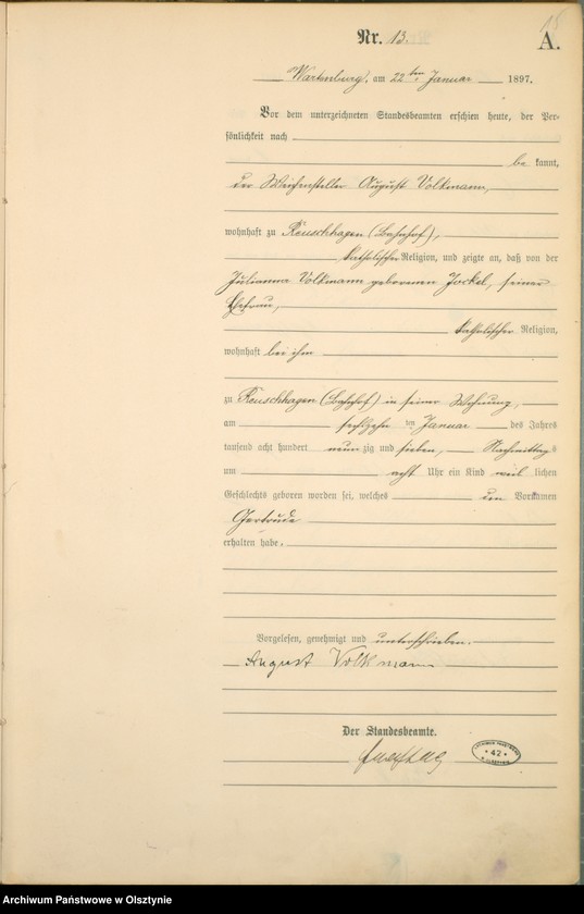 image.from.unit.number "Geburts-Haupt-Register Nr 1 - 194"