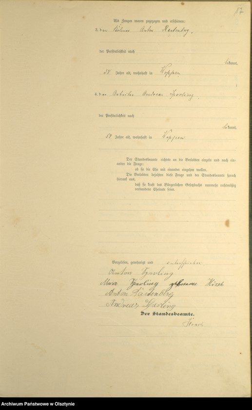 image.from.unit.number "Heiraths-Haupt-Register Nr 1 - 15"