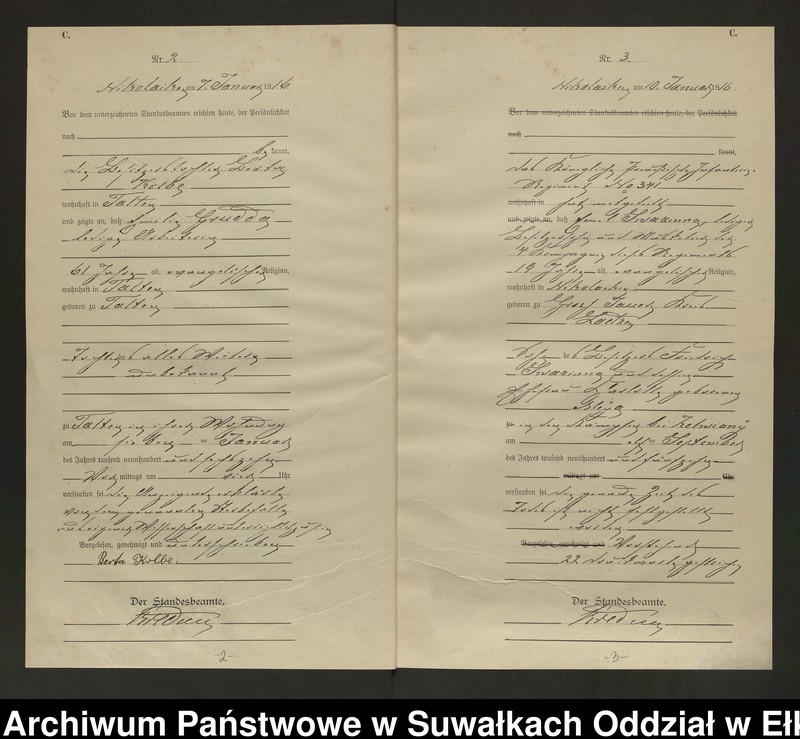 image.from.unit.number "Sterbe=Haupt=Register des Königlichen Preussischen Standes-Amtes Nikolaiken Kreis Sensburg"