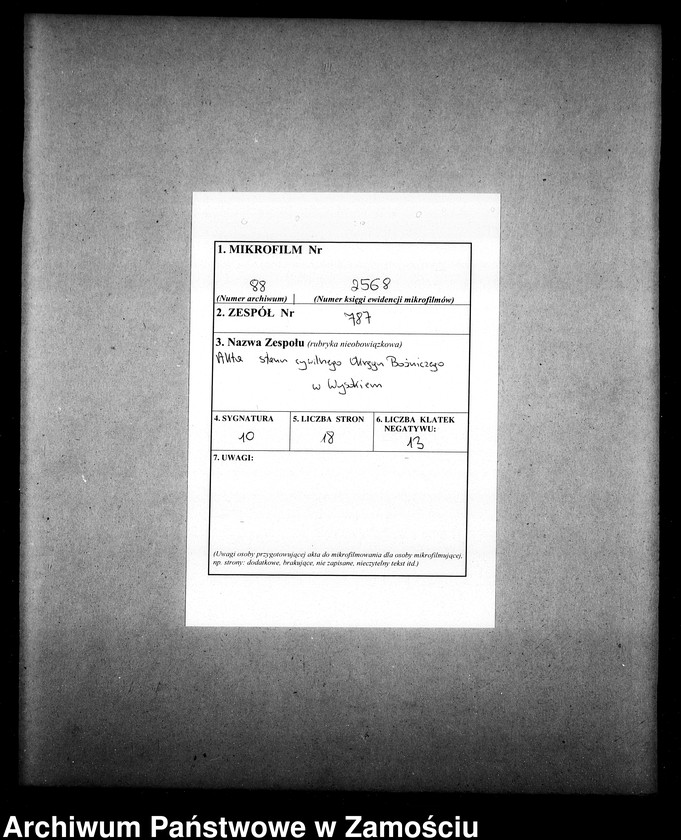 image.from.unit.number "Akta urodzeń, małżeństw, zgonów"