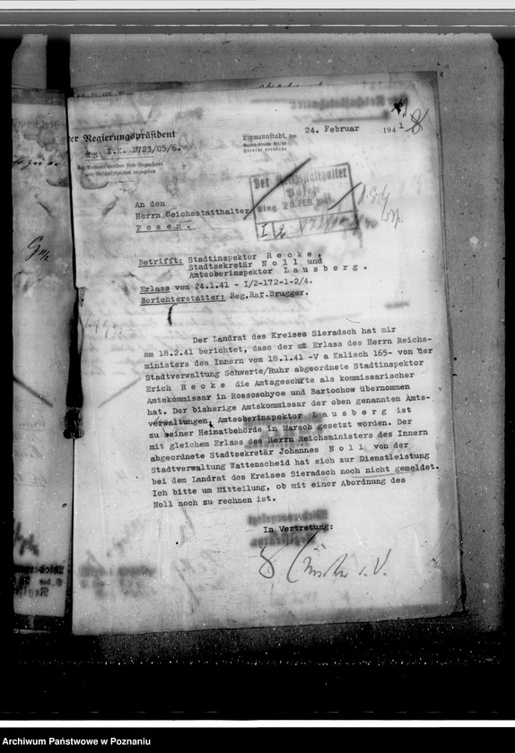 Obraz 20 z jednostki "Anstellung der Amtskommissare"