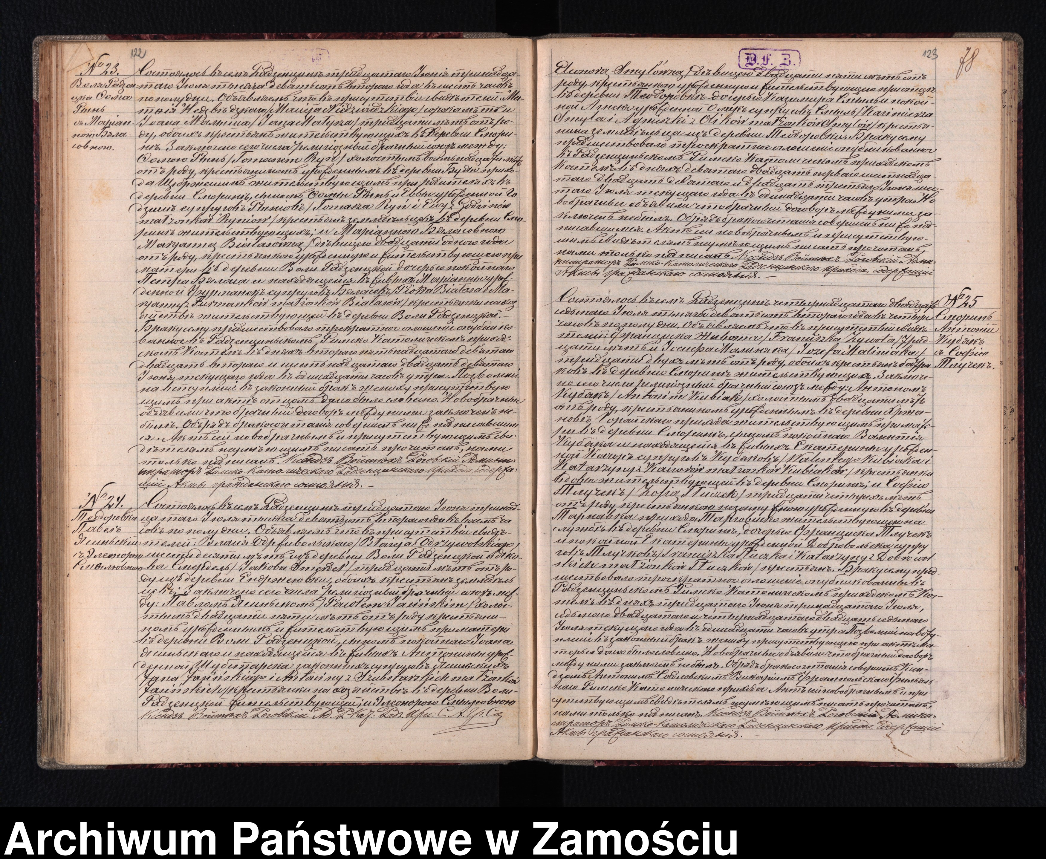 Skan z jednostki: Akta urodzeń, małżeństw, zgonów