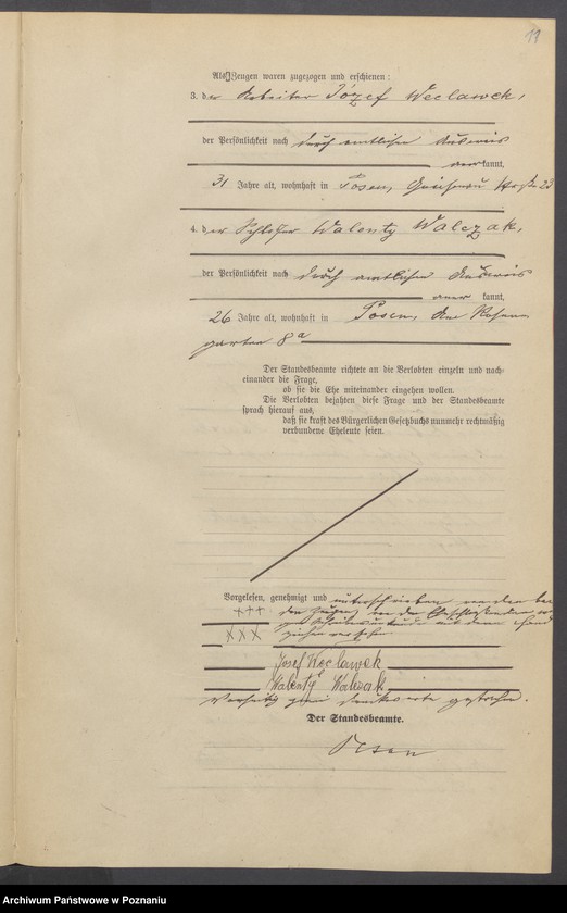 Obraz 13 z jednostki "Księga miejscowa małżeństw tom IV[Rejestr główny małżeństw]"