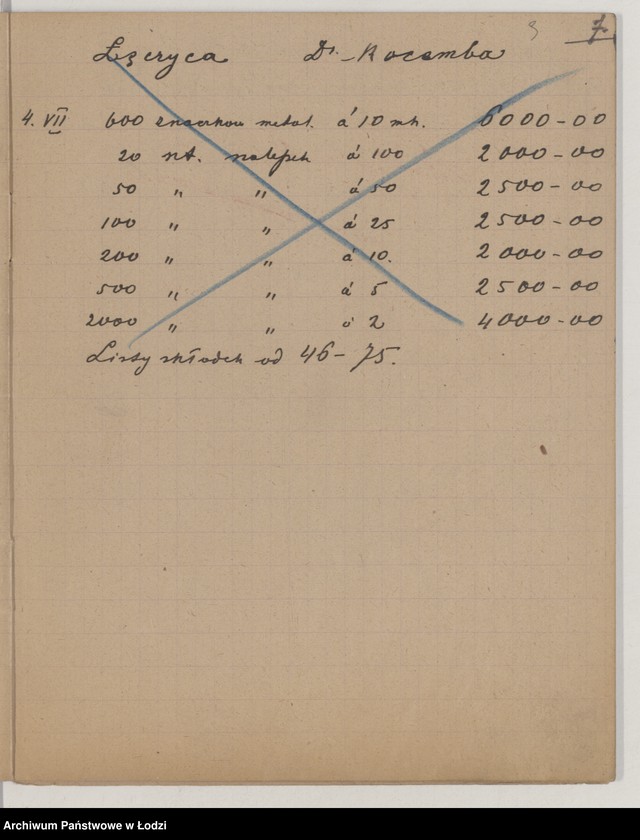 Obraz 11 z jednostki "Kontrola nalepek, list ofiar, znaczków etc."