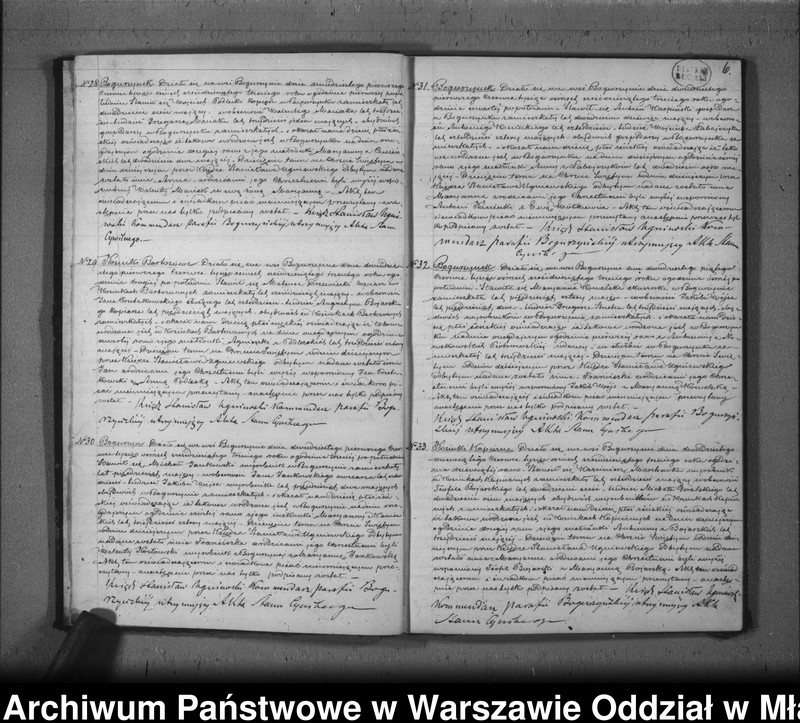 Obraz 8 z jednostki "Księga urodzeń, małżeństw i zgonów"