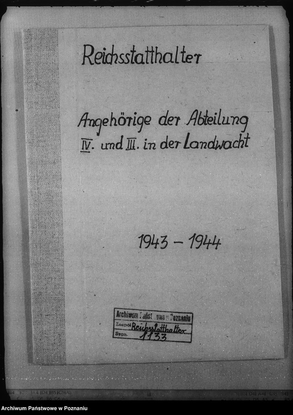 Obraz 4 z jednostki "Angehörige der Abteilung IV. und III. In der Landwacht"