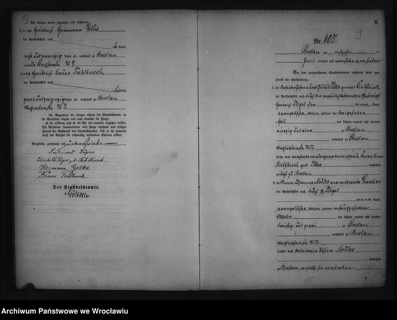 image.from.unit.number "Heiraths-Haupt-Register Breslau I 1877 Band 3"