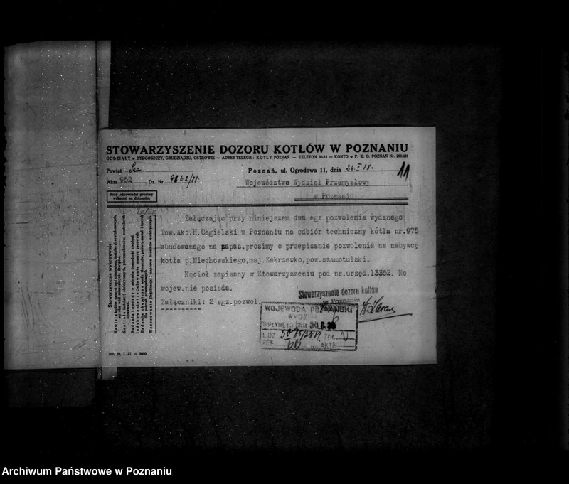 Obraz 18 z jednostki "Majętność Zakrzewo powiat szamotulski nr woj. kotła 6122"