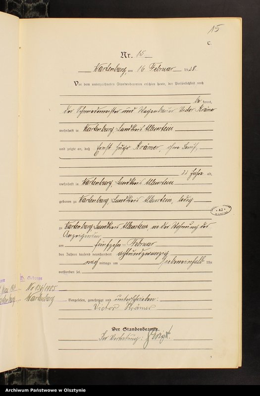 image.from.unit.number "Sterbe-Haupt-Register Nr 1 - 88"