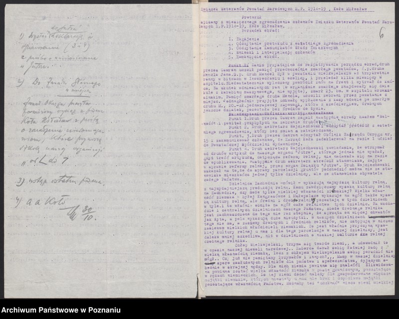 Obraz 11 z jednostki "Miłosław, powiat Września - akta koła."