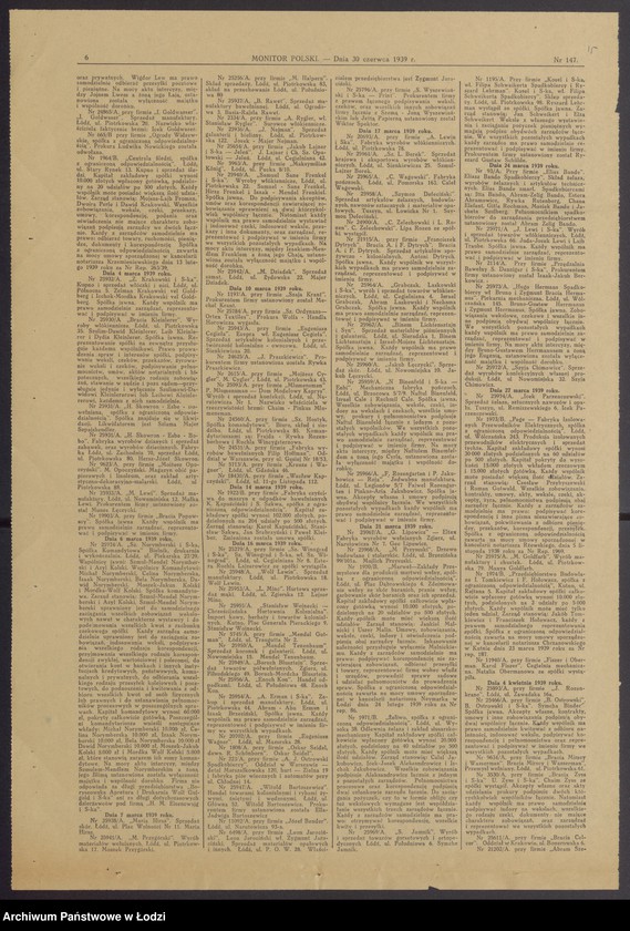 Obraz 17 z jednostki "Nachma Grabczak i Abram Laskowski i s-ka – wyrób i sprzedaż towarów włókienniczych"