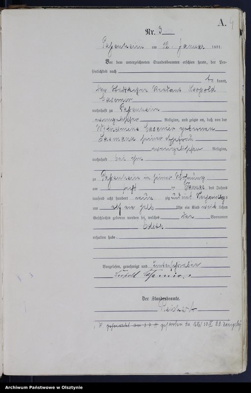 image.from.unit.number "Geburts-Haupt-Register Nr 1 - 88"